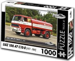 RETRO-AUTA© Puzzle TRUCK č.41 Liaz 100.47 C10-0 (1977 - 1984) 1000 dielikov