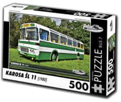 RETRO-AUTA© Puzzle BUS č. 7 Karosa ŠL 11 (1980) 500 dielikov