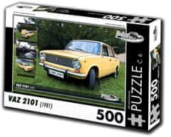 RETRO-AUTA© Puzzle č. 6 VAZ 2101 (1981) 500 dielikov