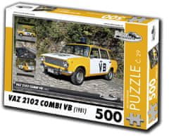 RETRO-AUTA© Puzzle č. 29 VAZ 2102 Combi VB (1981) 500 dielikov