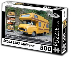 RETRO-AUTA© Puzzle č. 44 Škoda 1203 Camp (1969) 500 dielikov