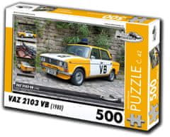 RETRO-AUTA© Puzzle č. 42 Vaz 2103 VB (1980) 500 dielikov