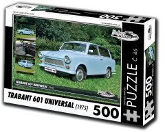 RETRO-AUTA© Puzzle č. 46 Trabant 601 Universal (1975) 500 dielikov