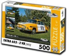 RETRO-AUTA© Puzzle č. 47 Tatra 603-2 VB (1975) 500 dielikov