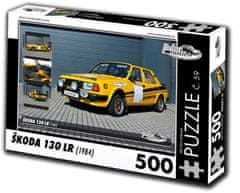 RETRO-AUTA© Puzzle č. 59 Škoda 130 LR (1984) 500 dielikov