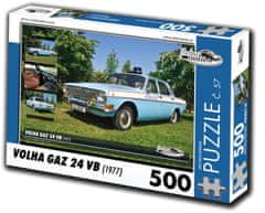 RETRO-AUTA© Puzzle č. 57 Volga Gaz 24 VB (1977) 500 dielikov