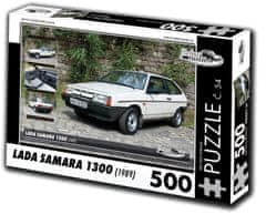 RETRO-AUTA© Puzzle č. 54 Lada Samara 1300 (1989) 500 dielikov