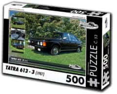 RETRO-AUTA© Puzzle č. 53 Tatra 613-3 (1987) 500 dielikov