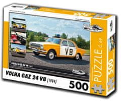 RETRO-AUTA© Puzzle č. 69 Volga GAZ 24 VB (1984) 500 dielikov