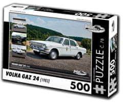 RETRO-AUTA© Puzzle č. 78 Volga GAZ 24 (1983) 500 dielikov