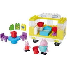 HASBRO Stavebnica Peppa Pig – Kempovanie s ockom, 52 prvkov