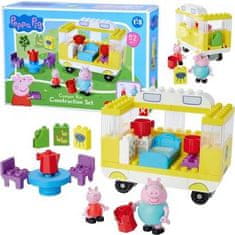 HASBRO Stavebnica Peppa Pig – Kempovanie s ockom, 52 prvkov