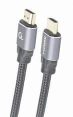 Gembird CABLEXPERT Kábel HDMI 2.0, 2m, opletený, čierny, ethernet, blister