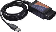 PremiumCord ELM327 USB diagnostický kábel OBD-II