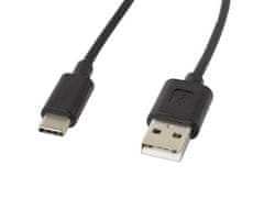 Lanberg USB-C (M) na USB-A (M) 2.0 kábel 1,8m, čierny