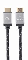 Gembird kábel HDMI High speed (M - M), séria Select Plus, Ethernet, pozlátené konektory, 1 m