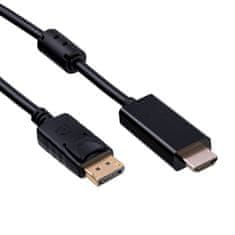 Akyga Kábel DisplayPort (M)/HDMI 2.0 (M), 1,8m
