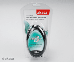 Akasa - predlžovací kábel USB 3.0 typ A - 1,5 m