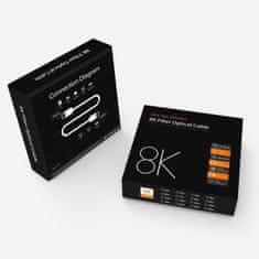 PremiumCord Ultra High Speed HDMI 2.1 optický fiber kábel 8K@60Hz, pozlátené 10m