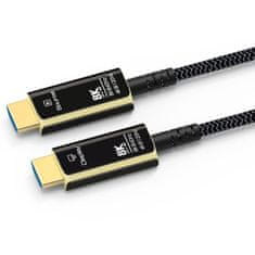 PremiumCord Ultra High Speed HDMI 2.1 optický fiber kábel 8K@60Hz, pozlátené 10m