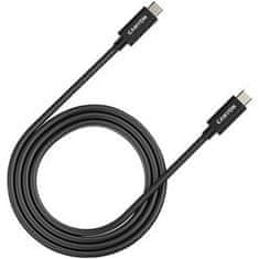 Canyon kábel UC-44, USB-C - USB-C (240W, 48V/5A, 40Gbps Data, 4K @ 120Hz) 1m, čierna