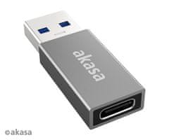 Akasa - USB 3.1 Gen 2 Type-C (F) na Type-A (M) 2 ks