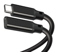 PremiumCord Predlžovací kábel USB 3.2 generation 2, C/male - C/female, 1m