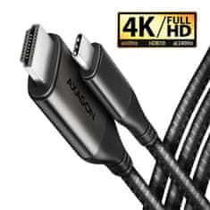 AXAGON RVC-HI2MC, USB-C -&gt; HDMI 2.0A redukcia / kábel 1,8 m, 4K/60Hz