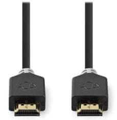 Nedis High Speed HDMI 2.0 kábel s ethernetom/ 4K@60Hz/ pozlátené konektory HDMI-HDMI/ antracit/ box/ 10m