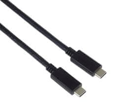 PremiumCord USB-C kábel (USB 3.2 generation 2x2, 5A, 20Gbit/s) čierny, 0,5m