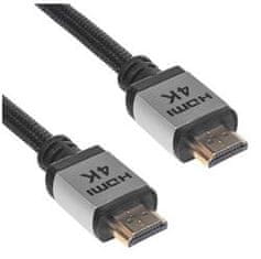 Akyga Kábel HDMI 2.0 (M), Full HD/4K 18Gbps, čierny 10m