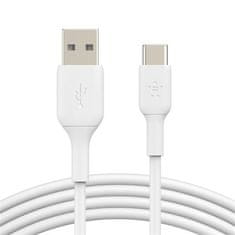 Belkin BOOST CHARGE USB-C/USB-A kábel, 2m, biely