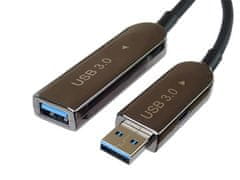 PremiumCord USB3.0 + 2.0 predlžovací optický AOC kábel A/Male - A/Female 7m