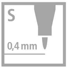 Stabilo Permanentný popisovač OH Pen 841 - čierny, 0,4 mm