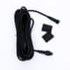 DecoLED Predlžovací kábel, čierny, 10m, IP67 EFX110