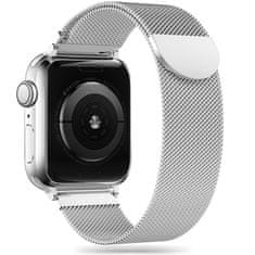 Tech-protect Remienok Milaneseband Apple Watch 4 / 5 / 6 / 7 / 8 / 9 / Se (38 / 40 / 41 Mm) Silver