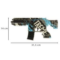 WOWO Modrá USB Guľôčková Pištoľ na Vodný Gél s Kapacitou 550 Kusov, 7-8mm