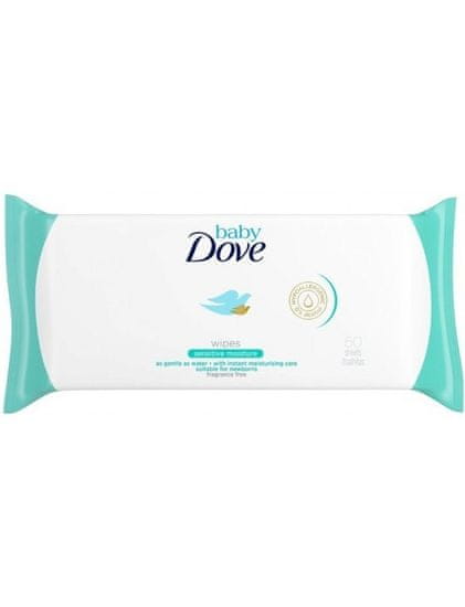 Dove Baby vlhčené utierky sensitive moisture 50ks