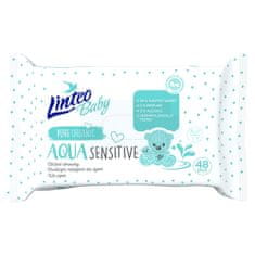 LINTEO Pure Aqua detské vlhčené utierky 48ks