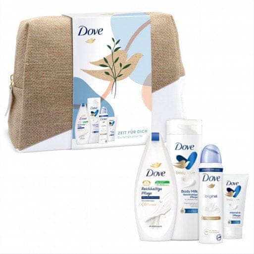 Dove kazeta Original sprchový gél 250ml+telové mlieko 400ml+deo 150ml+krém 75ml