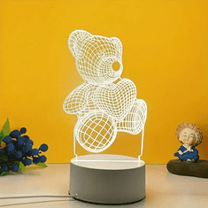 HOME & MARKER® Svetelná 3D LED dekoračná lampa (medveď) | LEDLOVE