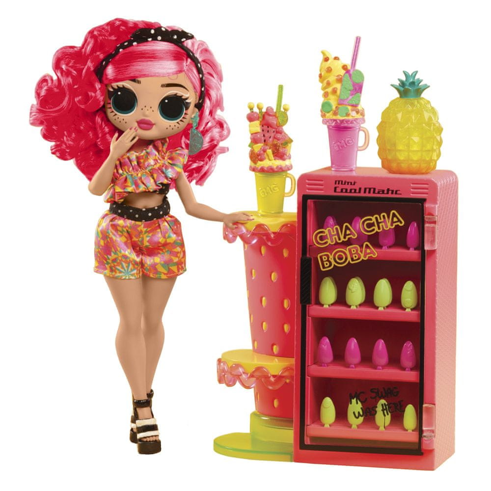 L.O.L. Surprise! OMG Nechtové štúdio s bábikou - Pinky Pops Fruit Shop