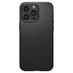 Spigen Liquid Air, matte black - iPhone 15 Pro Max