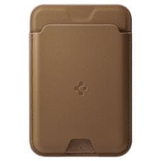 Spigen Wallet Valentinus MagFit, brown - MagSafe