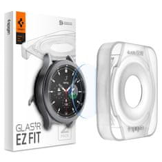 Spigen Glas tR EZ Fit 2 Pack - Samsung Galaxy Watch4 Classic 42mm/Galaxy Watch3 41mm