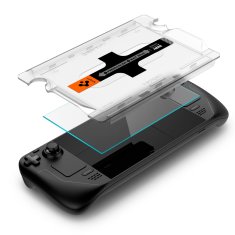 Spigen Glass tR EZ Fit 1 Pack - Steam Deck