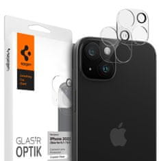 Spigen Glass tR Optik 2 Pack, crystal clear - iPhone 15/15 Plus/14/14 Plus