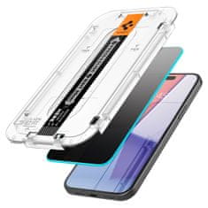 Spigen Glass tR EZ Fit (Privacy) 2 Pack, transparency - iPhone 15