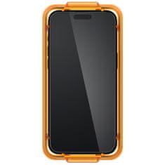 Spigen Glass tR AlignMaster 2 Pack, FC Black - iPhone 15 Pro