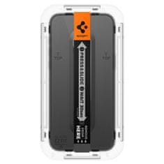 Spigen Glass tR EZ Fit 2 Pack, FC Black - iPhone 15 Plus